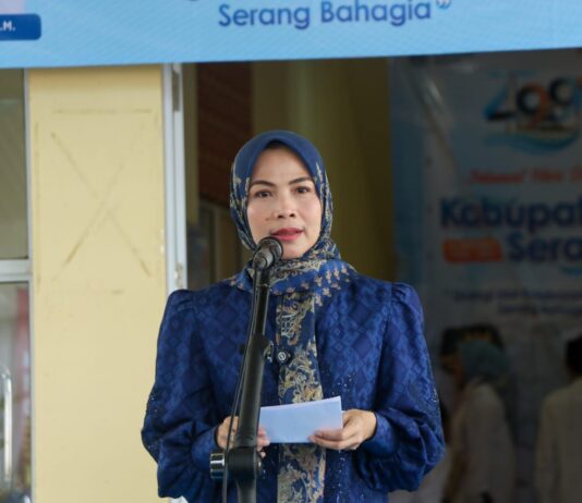 Peletakan Batu Pertama Gedung Al Mahdi, Bupati Serang Dukung Penuh Pendidikan