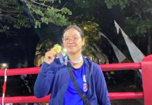 Dewi Runisah, Mahasiswa Penjas Uniba Sabet Emas Muaythai di Porkot IV Kota Serang