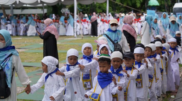 Sebanyak 3.827 Murid TK Se-Kota Cilegon Ikuti Manasik Haji