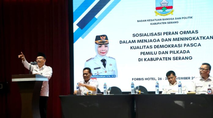 Akhir Tahun Kesbangpol Kabupaten Serang Beri Pembinaan Puluhan Ormas
