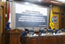 Ketok Palu! APBD Kabupaten Serang 2026 Sebesar Rp3,29 Triliun