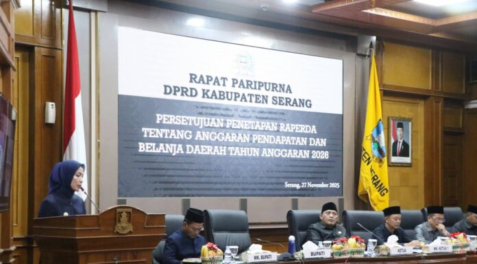Ketok Palu! APBD Kabupaten Serang 2026 Sebesar Rp3,29 Triliun