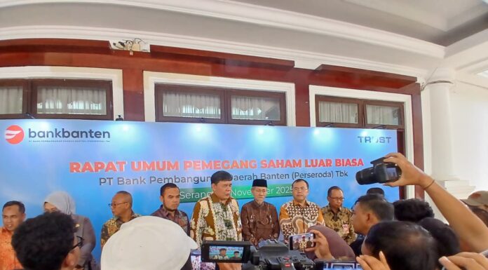 Bank Banten Gelar Rapat, Umumkan Bank Jatim Jadi Pemegang Saham Kedua