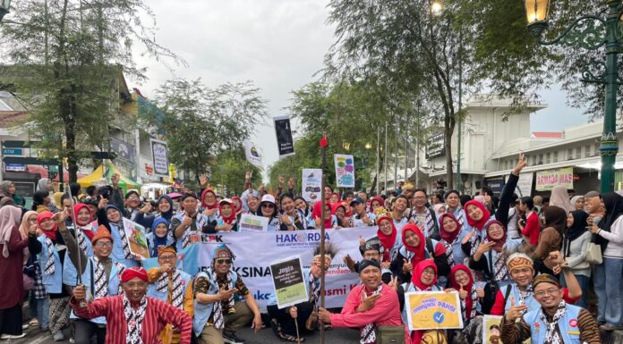 Kontingen Banten Ramaikan Pawai Budaya Hari Anti Korupsi Sedunia di Yogyakarta