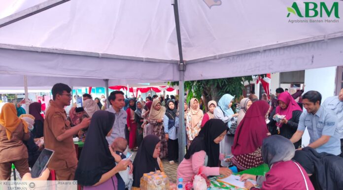 Penuhi Pasokan Pangan, Pemkot Serang Gandeng PT ABM Gelar Operasi Pasar Bersubsidi