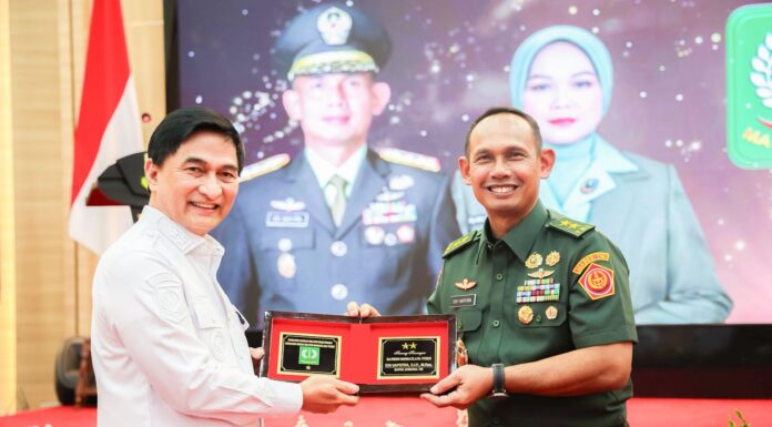 Pisah Sambut Danrem 064/Maulana Yusuf, Wagub Sampaikan Hal Ini