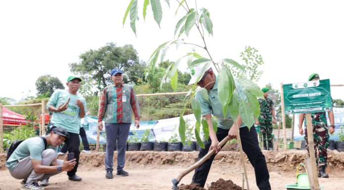 Gubernur Banten Tanam 19.089 Bibit Pohon pada Peringatan HMPI dan BMN 2025