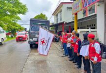 Ketua PMI Kota Cilegon Lepas Bantuan Kemanusiaan untuk Sumatera