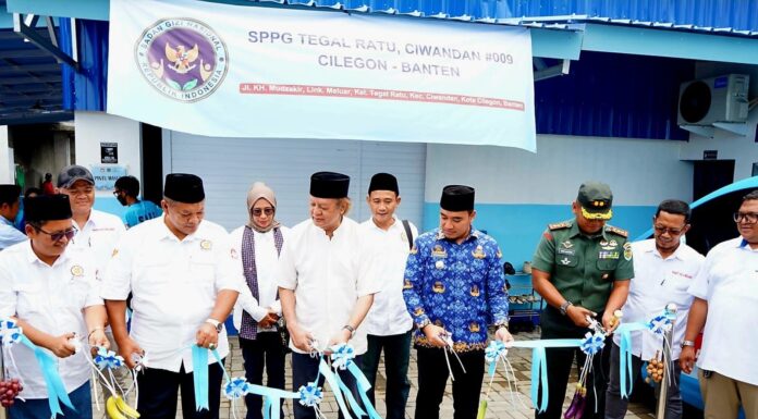 Robinsar Resmikan Dapur SPPG Tegal Ratu 009 di Ciwandan