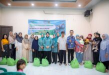 Ketua Tim Penggerak PKK Banten Salurkan 231 Paket PMT untuk Balita dan Ibu Hamil di Pabuaran