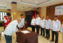 PMI Kota Cilegon Gelar Pelantikan dan Orientasi Kepalangmerahan bagi Pengurus Kecamatan