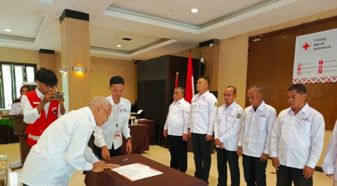 PMI Kota Cilegon Gelar Pelantikan dan Orientasi Kepalangmerahan bagi Pengurus Kecamatan