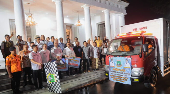Bantu Korban Bencana di Sumbar, Sumut, dan Aceh, Pemprov Banten Salurkan Rp3 Miliar dan Logistik