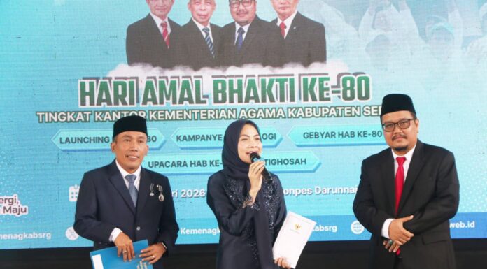 Jadi Inspektur Upacara Peringatan Hari Amal Bhakti, Bupati Serang Sampaikan Ini