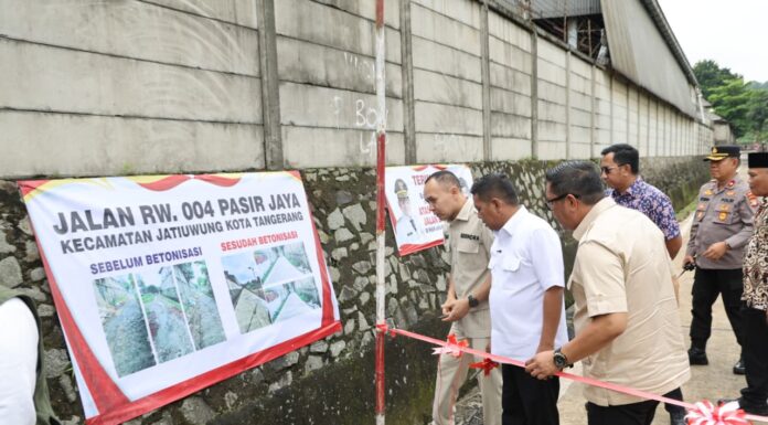 Gubernur Andra Soni Resmikan Jalan Kopi Melalui Program “Bang Andra”