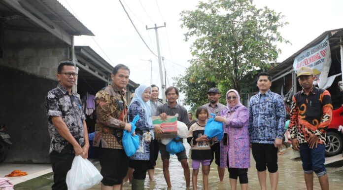 ASN Pemkab Serang Kompak Kirim Bantuan Sembako untuk Korban Terdampak Banjir