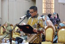 Gubernur Andra Soni Kukuhkan Pengurus PPTI Masa Bakti 2024–2029