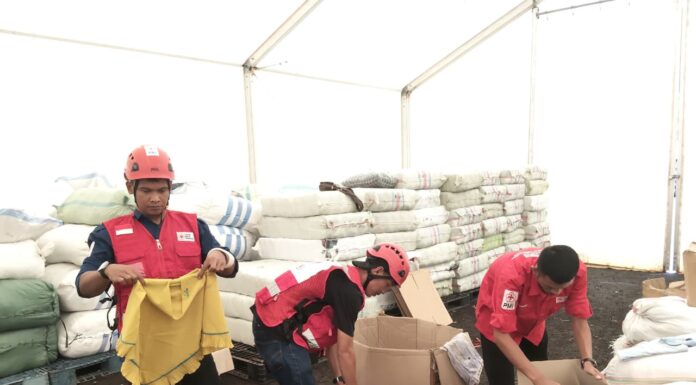 Respon Bencana di Sumatera, PMI Kota Cilegon Kirim Personel Logistik ke Gudang Darurat PMI Pusat
