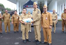 Sebanyak 62 Ton Beras Disalurkan Pemkab Serang untuk Warga Terdampak Bencana di 3 Kecamatan