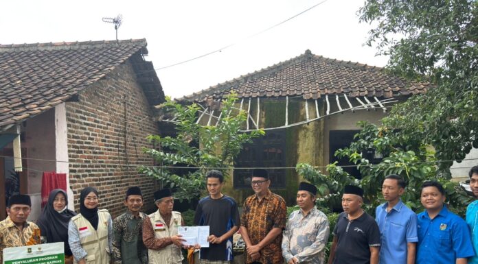 Baznas Cilegon Salurkan Bantuan RTLH di Kecamatan Citangkil