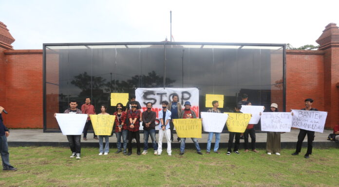 Aliansi Wartawan Banten Gelar Aksi Unjuk Rasa Pada Peringatan HPN 2026