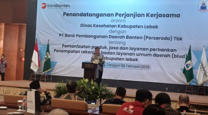 Bank Banten Jalin Kerjasama dengan Dinkes Kabupaten Lebak