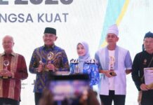 Dinilai Peduli Olahraga, Bupati Serang Raih Penghargaan Golden Award PWI 2026