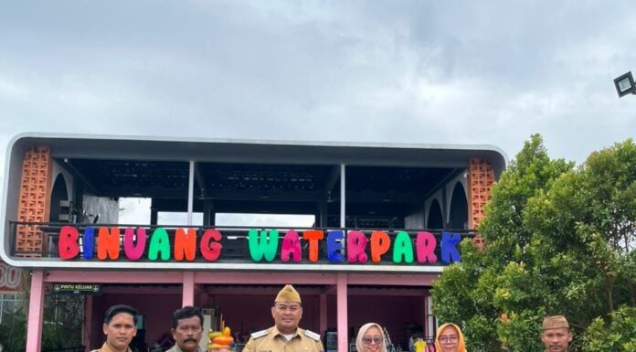 Kunjungi Wisata Binuang Waterpark, Camat Mamak Abror Sebut Destinasi Wisata Air Unggulan