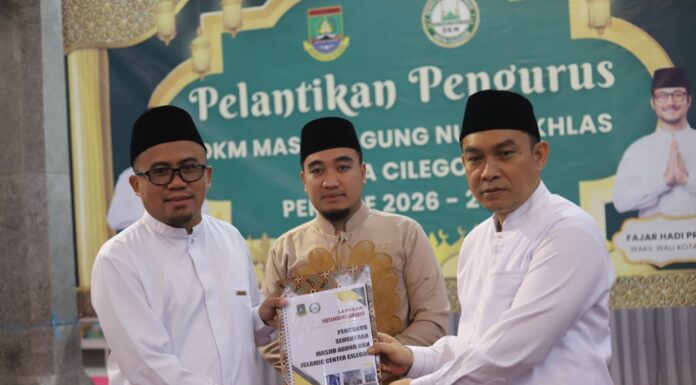 Ahmad Slamet Ibnu Syam Dilantik Jadi Pengurus DKM Masjid Agung Nurul Ikhlas