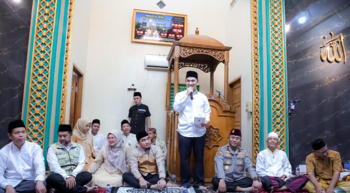 Safari Ramadan, Wagub Dimyati Kunjungi Masjid Al-Amin Cilegon