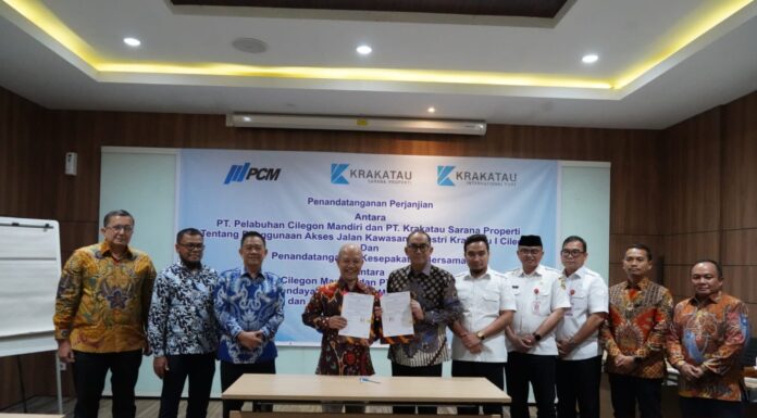 Teken MoU dengan Dua Perusahaan, Pemkot Cilegon Dorong Optimalisasi Aset
