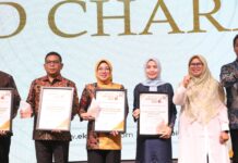 Pokja Wartawan Ekbispar Banten Beri Penghargaan pada Bupati Serang Ratu Zakiyah