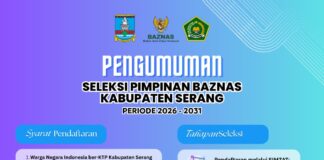 Dicari 5 Orang Calon Pimpinan BAZNAS Periode 2026–2031
