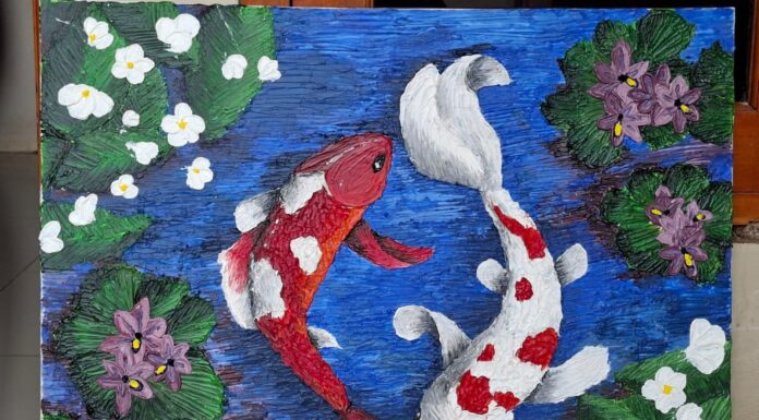 Puput, Siswi Kelas 3 Lelang Lukisan untuk Bantu Warga