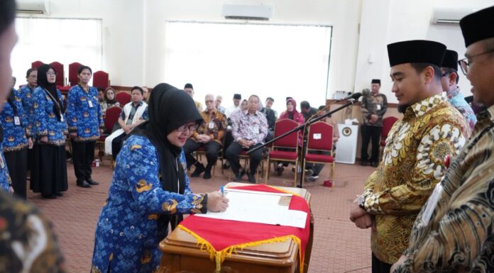 Pemkot Cilegon Lantik 37 Pejabat Fungsional