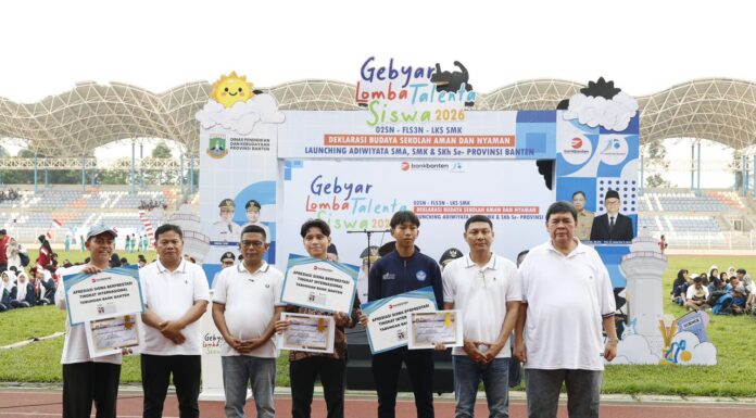 Bank Banten Dukung Gebyar Talenta Siswa dan Berikan Apresiasi Siswa Berprestasi