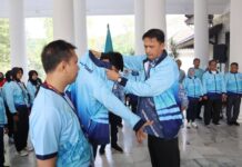 Sekda Kabupaten Serang Lepas Kontingen POPDA 2026, Bidik Prestasi Tertinggi di Cilegon