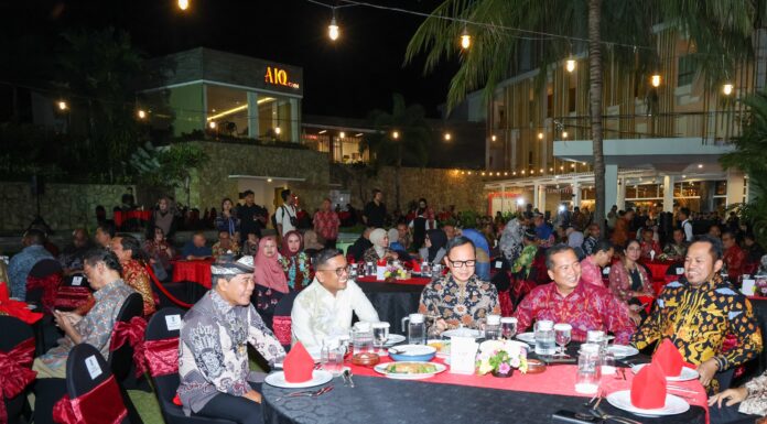 Gubernur Andra Soni Hadiri Penyambutan Peserta Raker APPSI