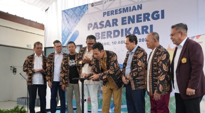 Kolaborasi Wujudkan Energi Terbarukan, Pasar Kepandean Serang Jadi Pasar Energi Berdikari