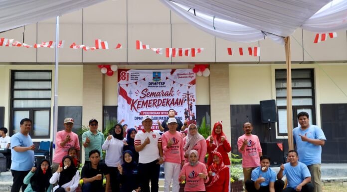 Pererat Silaturahmi, DPMPTSP Kabupaten Serang Semarakkan Kemerdekaan HUT ke-81 RI