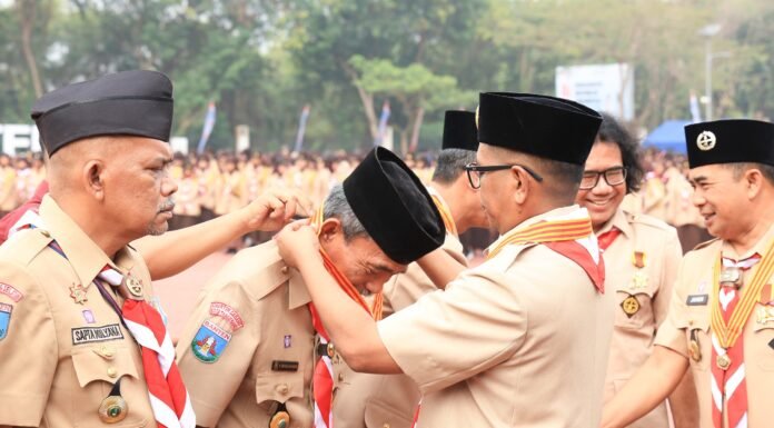 Gubernur Banten Andra Soni Gerakan Pramuka Wadah Strategis Pembentukan Karakter Generasi Bangsa