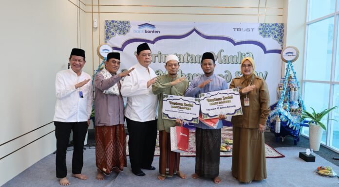 Bank Banten Gelar Peringatan Maulid Nabi Muhammad SAW 1448 H