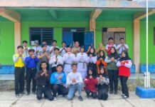 Paskibra Cikande Sambangi SMK Yaumin, Kenalkan Kepaskibraan dan Buka Rekrutmen Anggota Baru