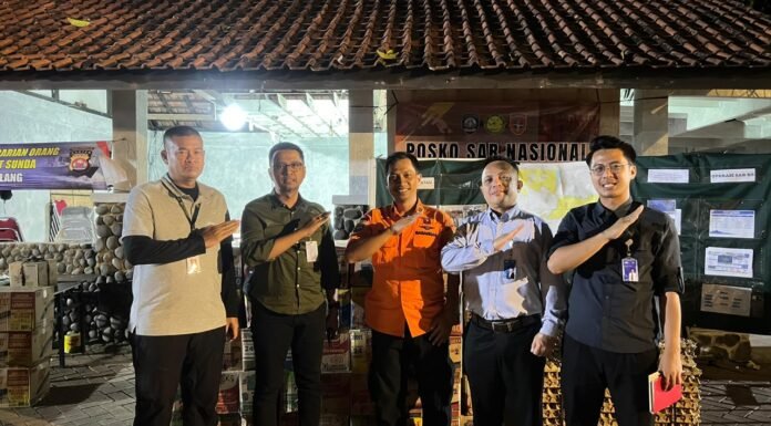 Bank Banten Salurkan Bantuan Logistik untuk Dukung Perpanjangan Operasi SAR di Perairan Selat Sunda